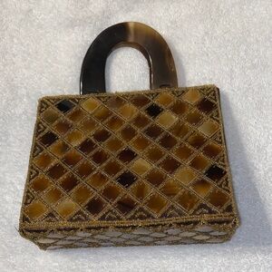 Vintage Elegant Brown Handbag